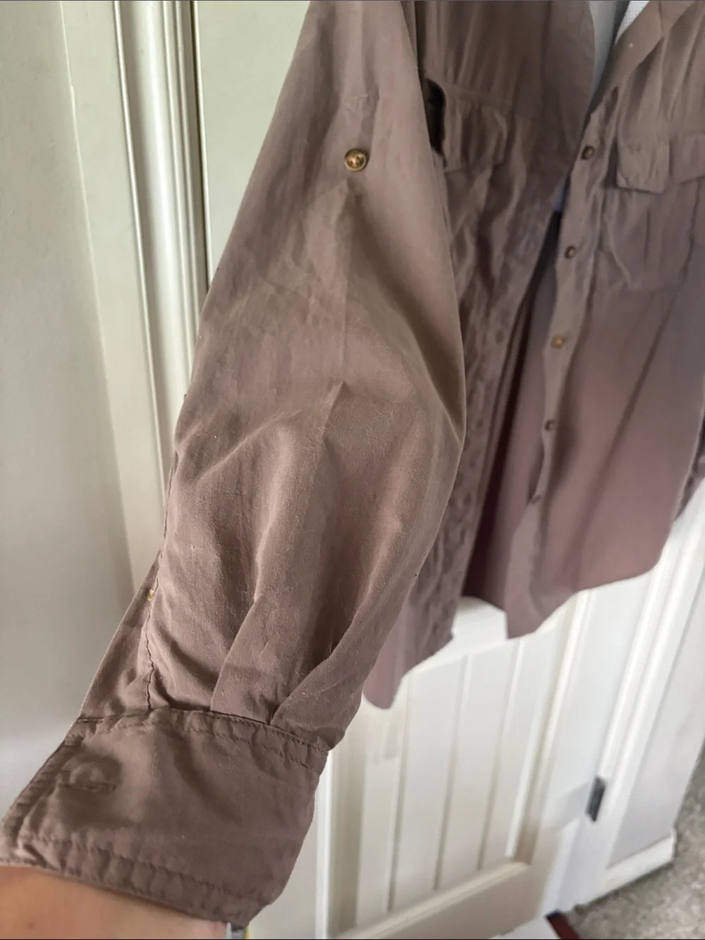 The North Face Taupe Lightweight Shirt Jacket